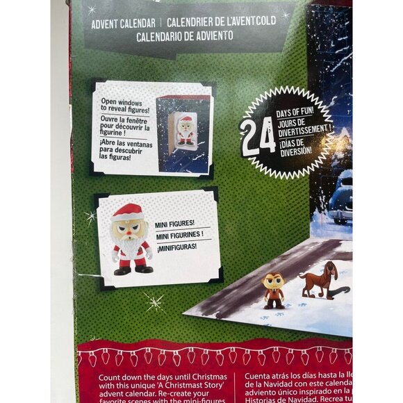 A Christmas Story JAKKS Pacific Advent Calendar – Damaged Box, Complete - Picture 5 of 8